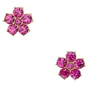 Kate Spade Pink Flower Stud Earrings